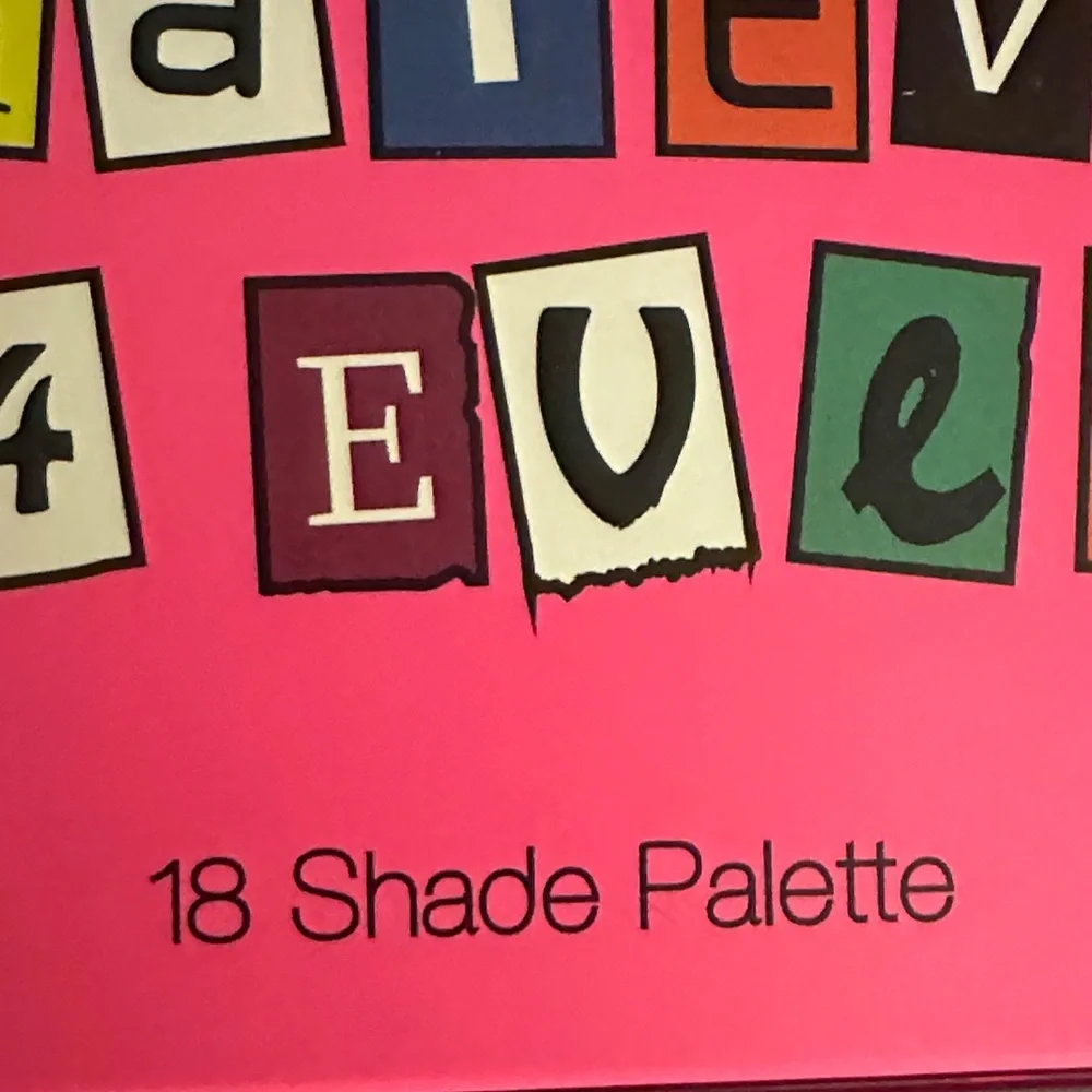 City Color 90's Whatever 4Ever Eyeshadow Palette - Hot Pink Retro Design